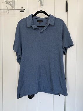 Banana Republic Men’s Slate Blue Polo